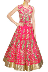 Pink color Wedding Lehenga Choli