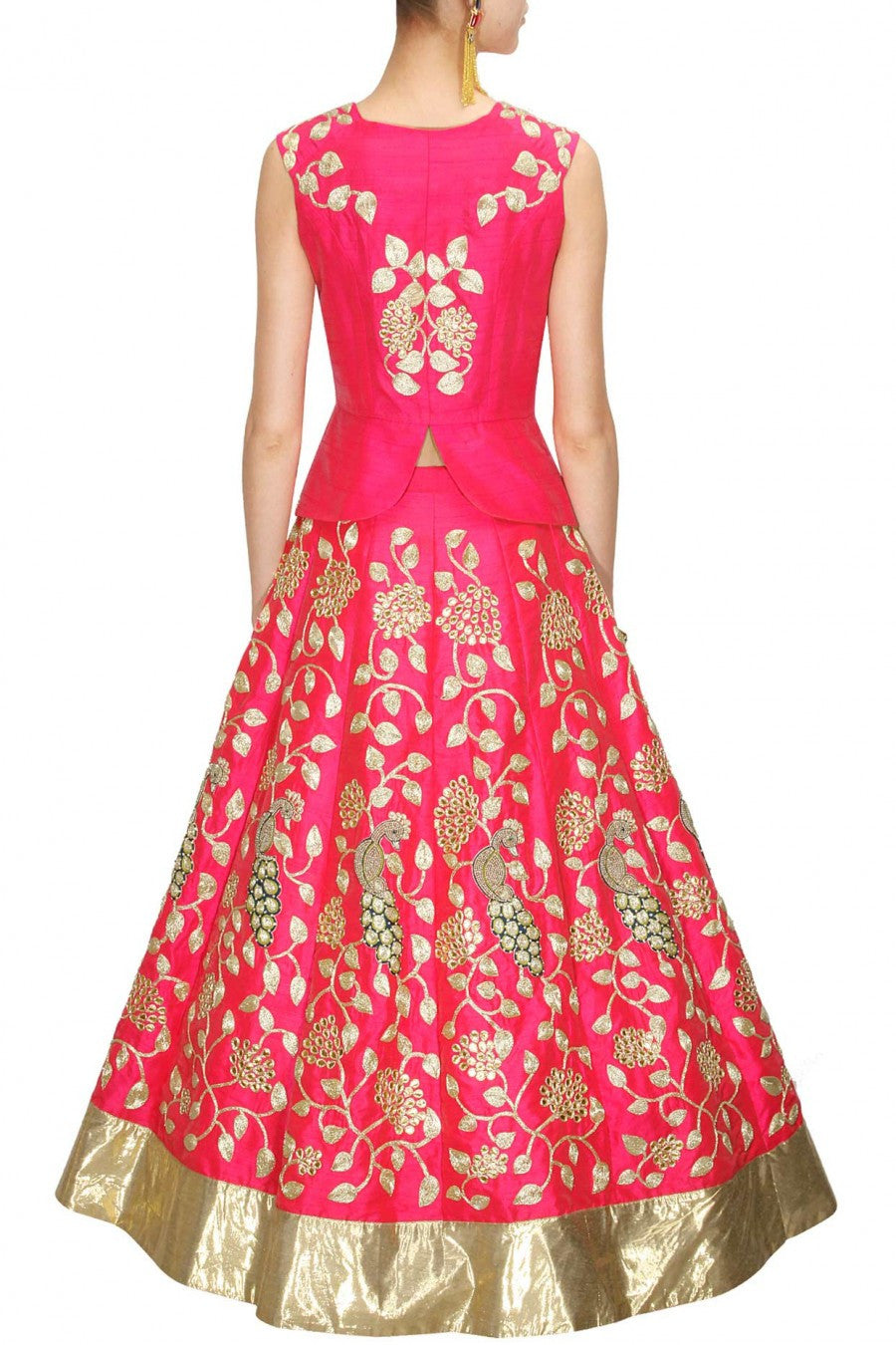 Pink color Wedding Lehenga Choli