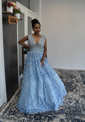 Powder Blue Gown from Panache Haute Couture 1