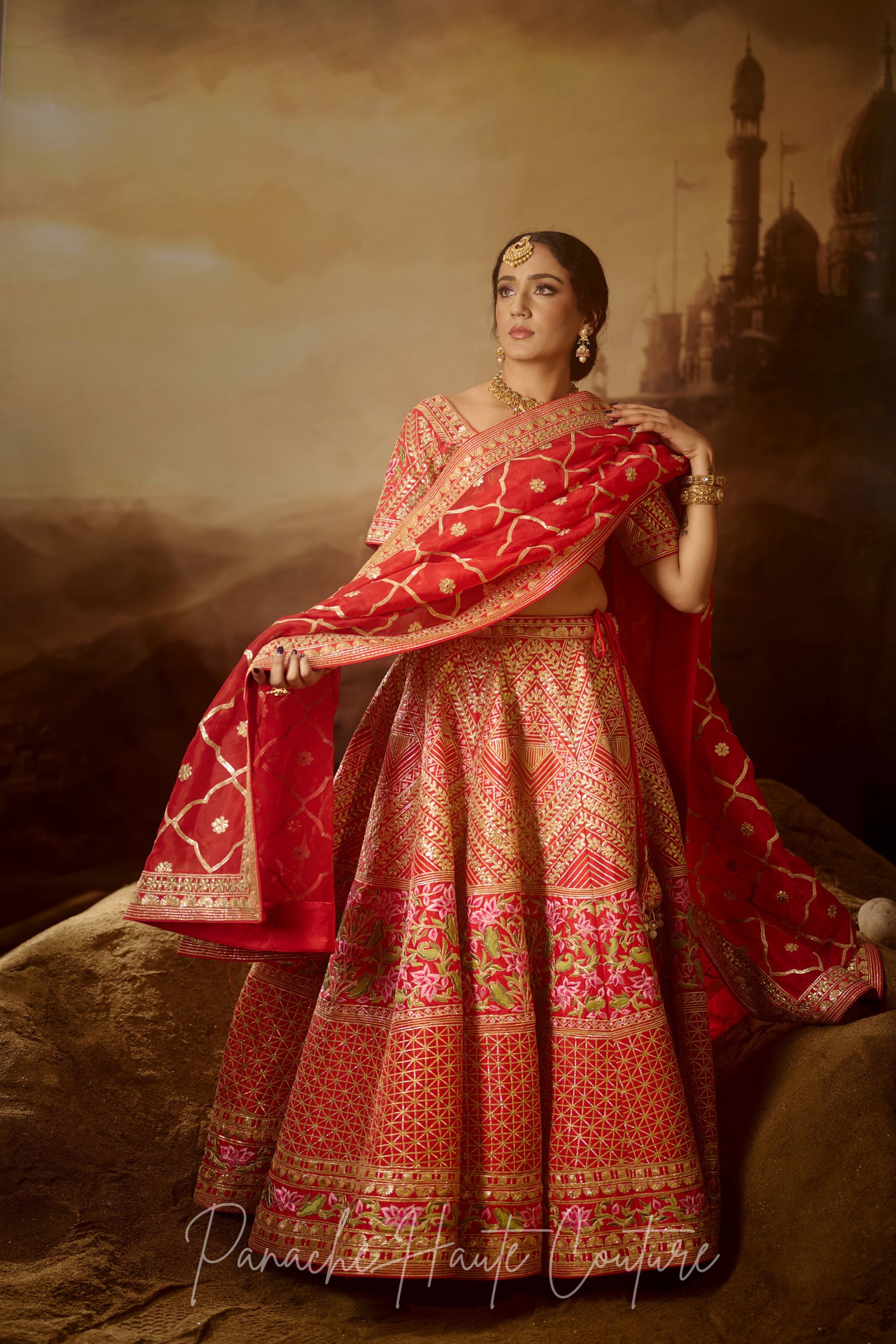 Red Color Wedding Lehenga RAHMAT