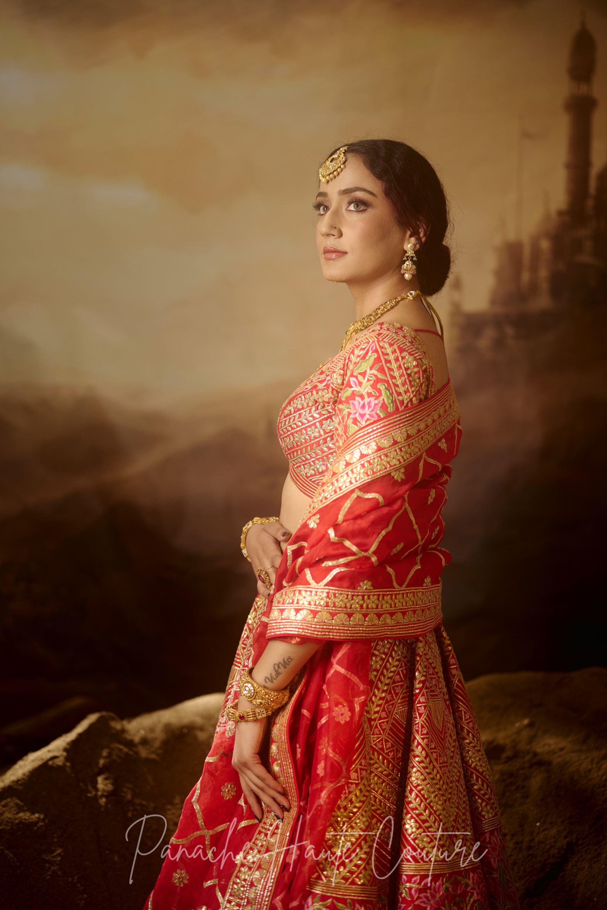 Red Color Wedding Lehenga RAHMAT