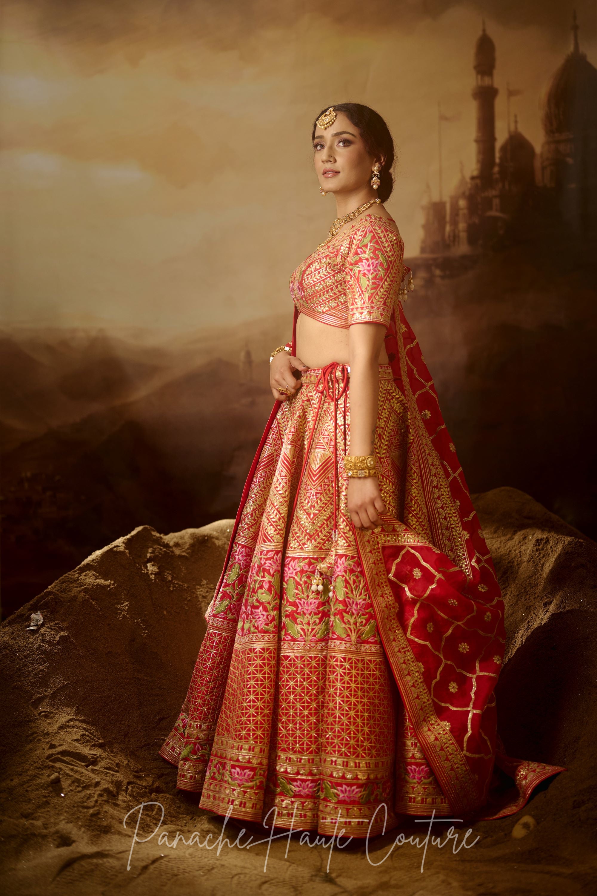 Red Color Wedding Lehenga RAHMAT