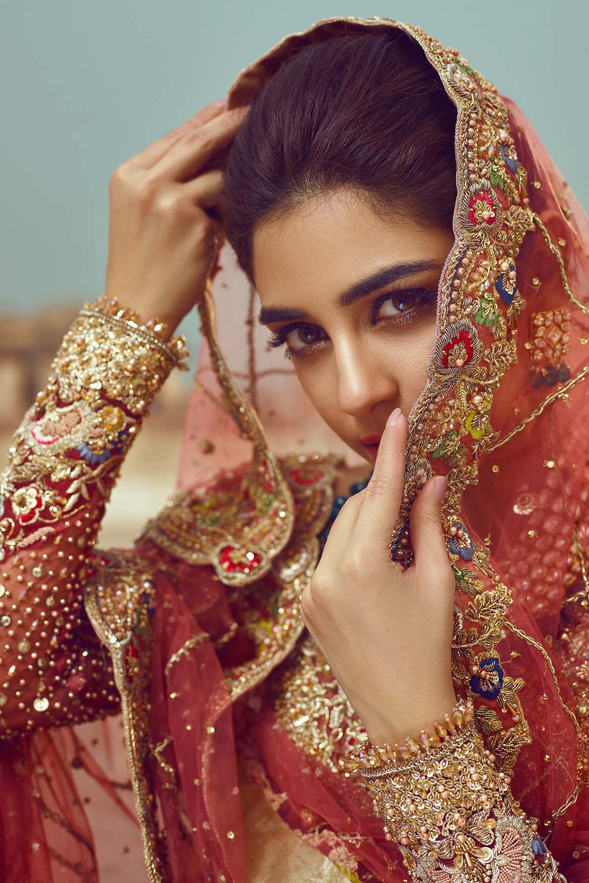 Red Color Wedding Lehenga