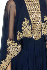 Ridhi Mehra Blue Anarkali