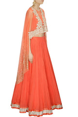 Ridhi Mehra Coral Lehenga Choli