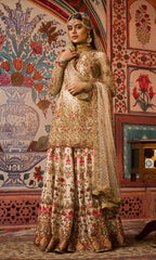 Ivory Color Wedding Sharara in USA and Australia