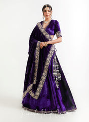 Violet Color Lehenga Set from VIBGYOR Collection