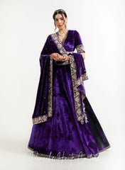 Violet Color Lehenga Set from VIBGYOR Collection