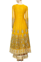 Yellow Wedding Anarkali