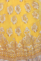 Yellow Gotta Patti Anarkali