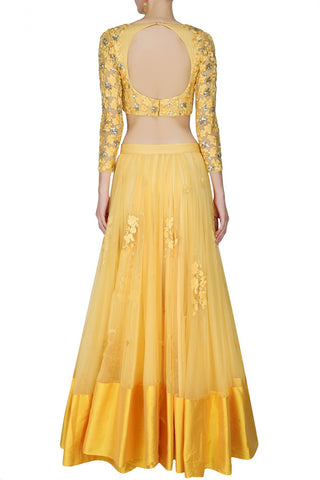 Yellow lehenga choli