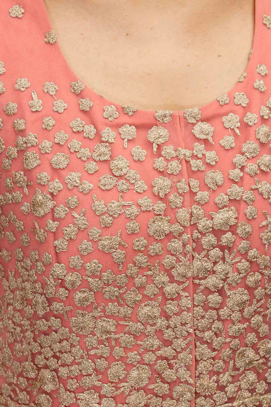 Aneesh Aggarwal coral pink lehenga