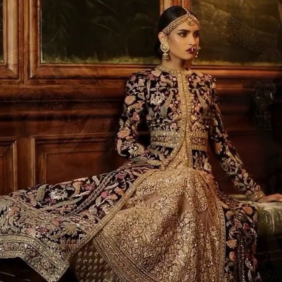 Deep Blue Colour Jacket Lehenga