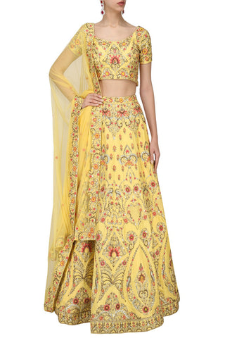 Yellow Color Lehenga Choli