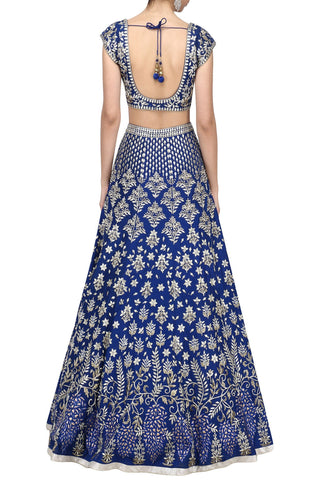 Bright Blue Color Lehenga Choli