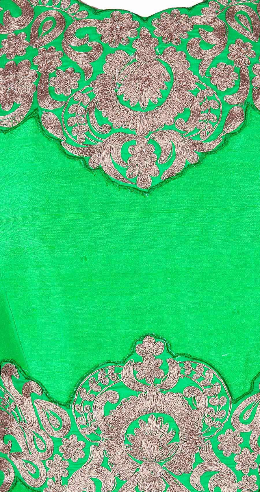Light green color long anarkali