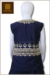 Navy Blue Colour Wedding Lehenga