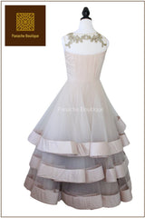 Champagne Colour Indo Western Gown