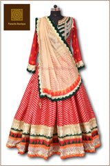 Red Colour Floor Length Anarkali