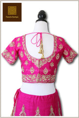 Rani Pink Colour Wedding Lehenga