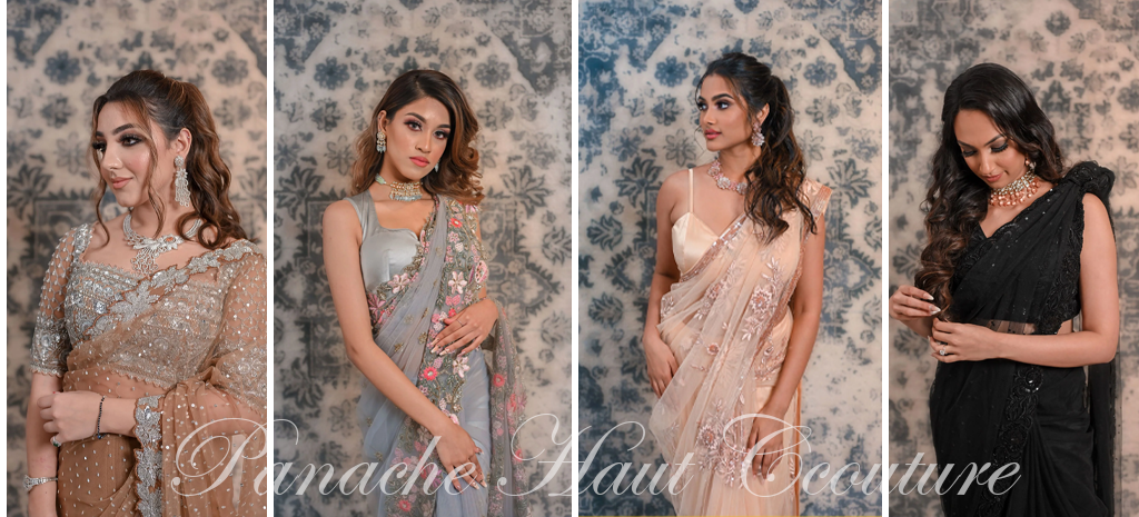 Extremely Versatile and opulent Grey colour saree – Panache Haute