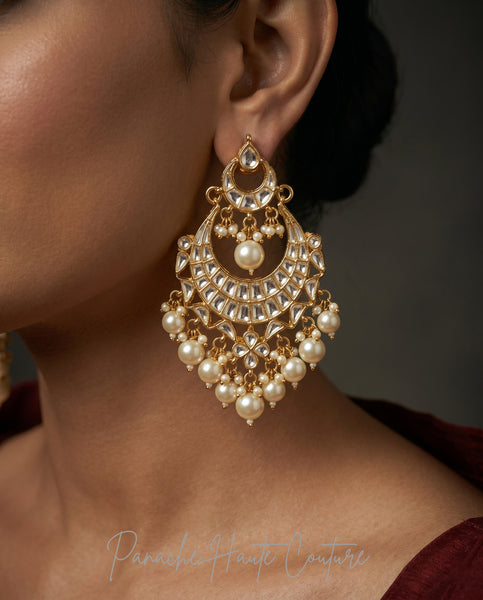 Kundan Bridal Necklace Set | Panache Haute Couture