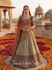 Dilras Light Green Bridal Lehenga-Panache Haute Couture