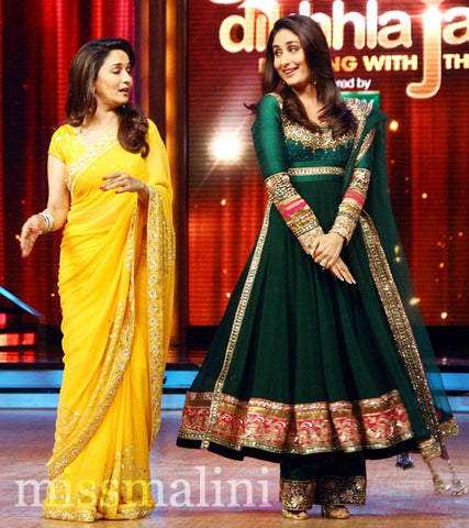 Kareena Kapoor in Green color anarkali