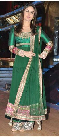 Kareena Kapoor in Green color anarkali