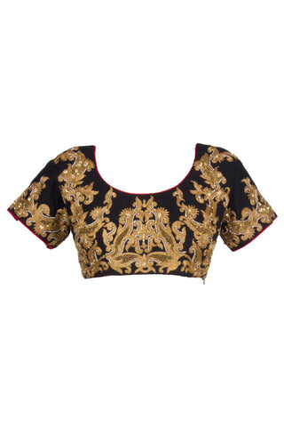 Black color embroidered Blouse