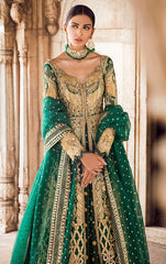 Emerald Green Mehendi Dress