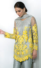 Grey Colour Designer Salwar Kameez