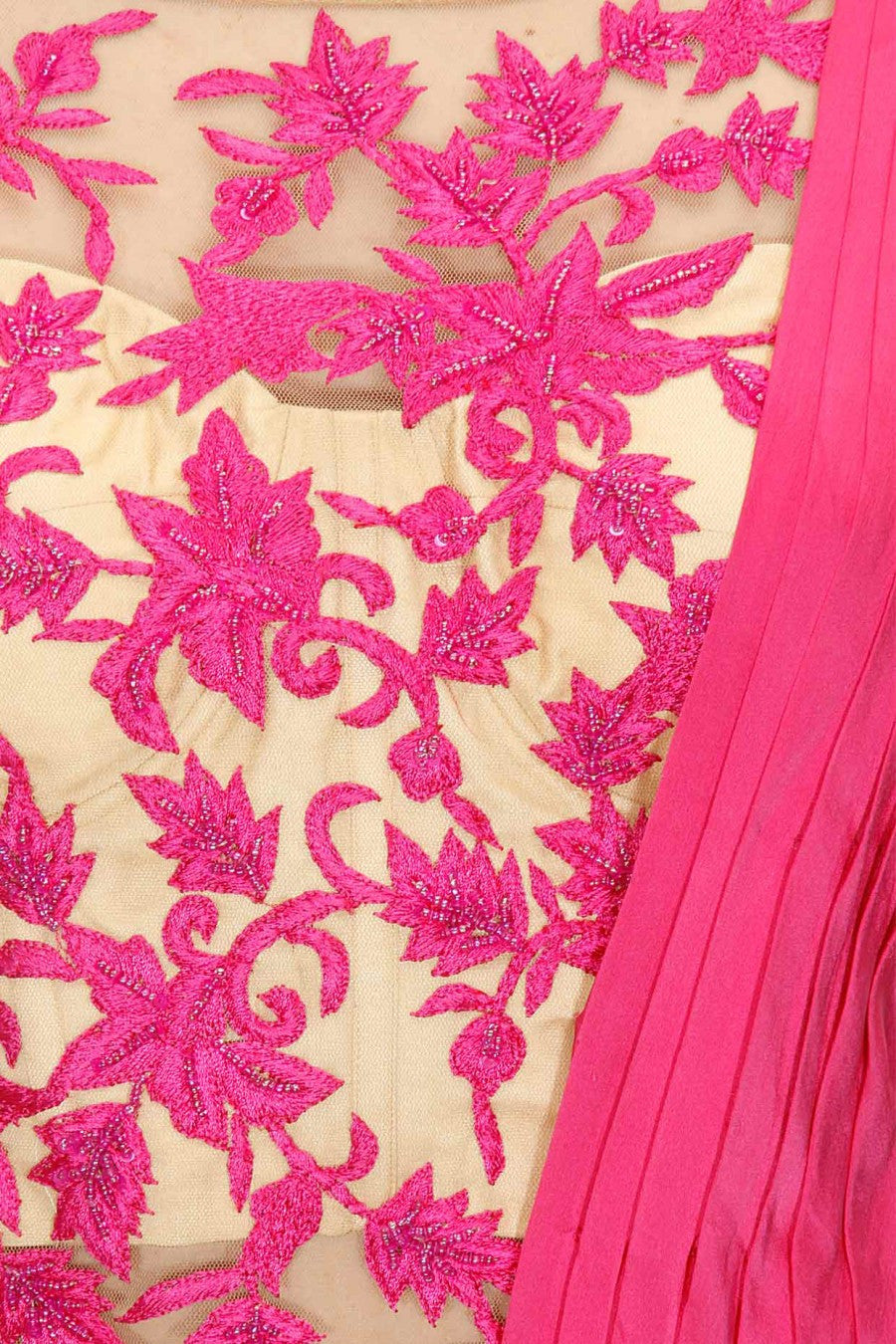 Hot Pink Saree Blouse