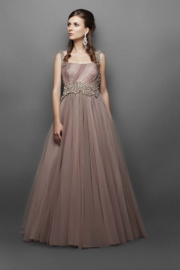 pastel brown color dress Light Brown Color Graduation Dresses