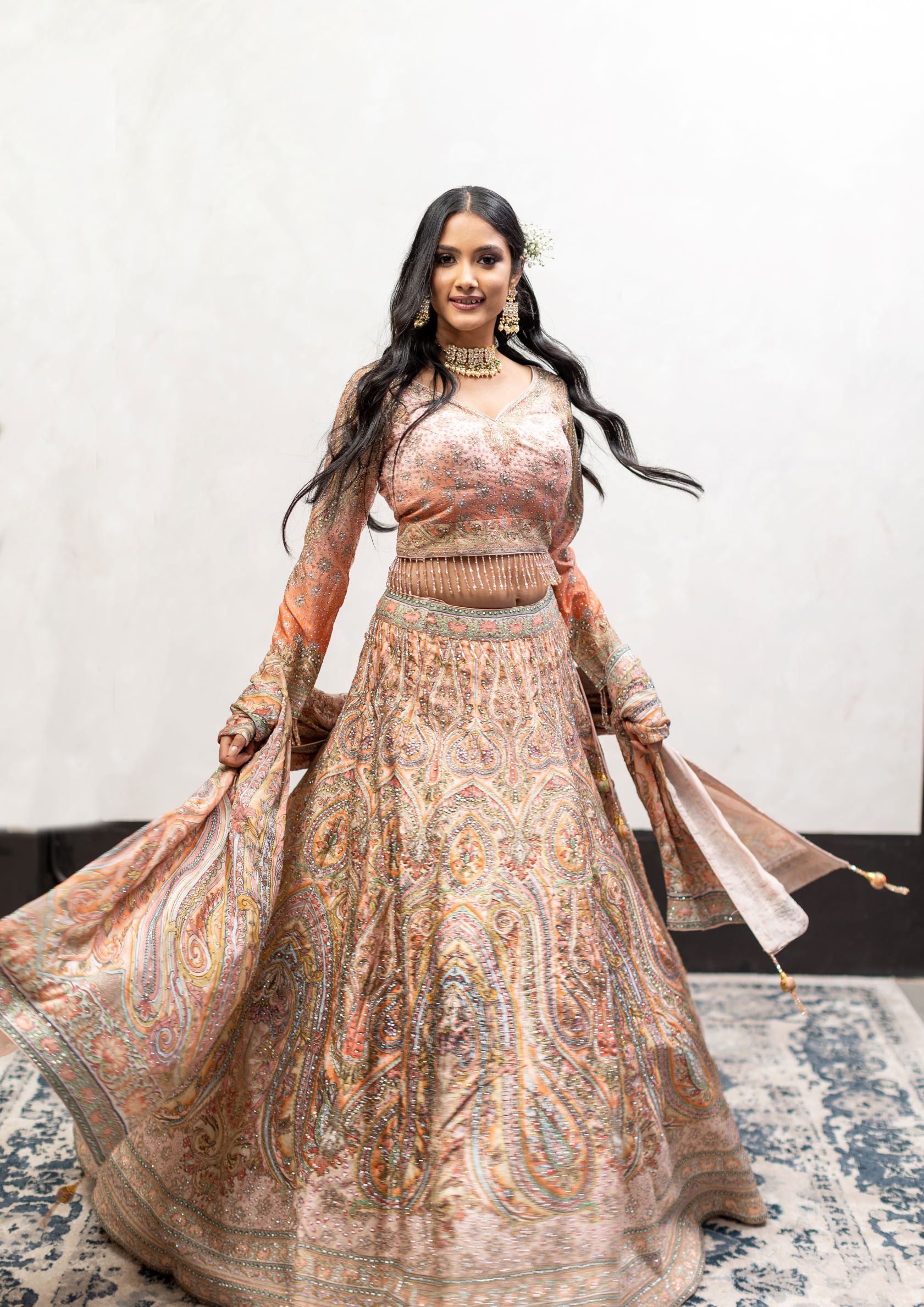 How To Pick The Right Lehenga Border For Your Height  WedMeGood