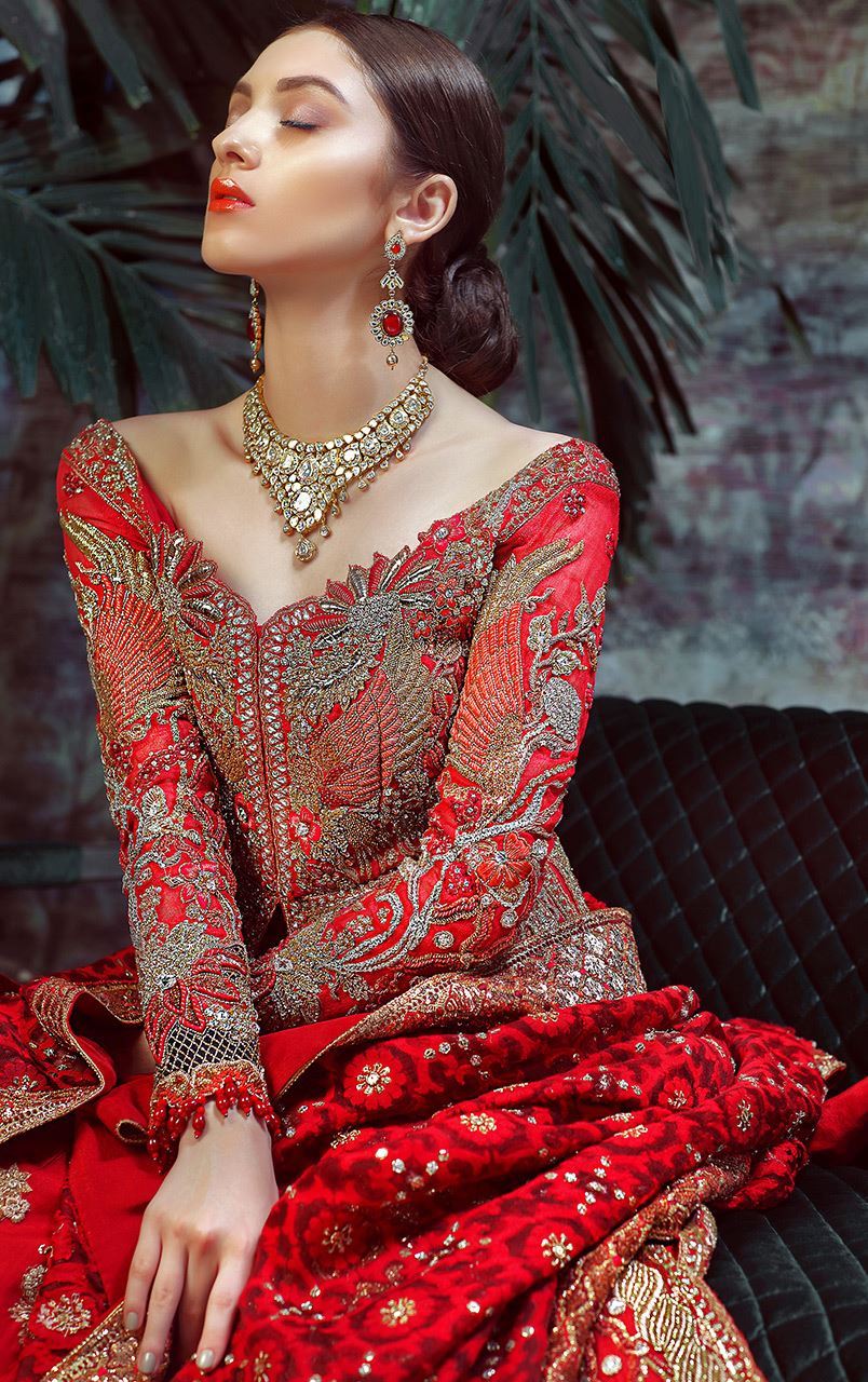 New-Bridal-Indian/Pakistani Long-Jacket with Trail Lehenga dress|  Alibaba.com