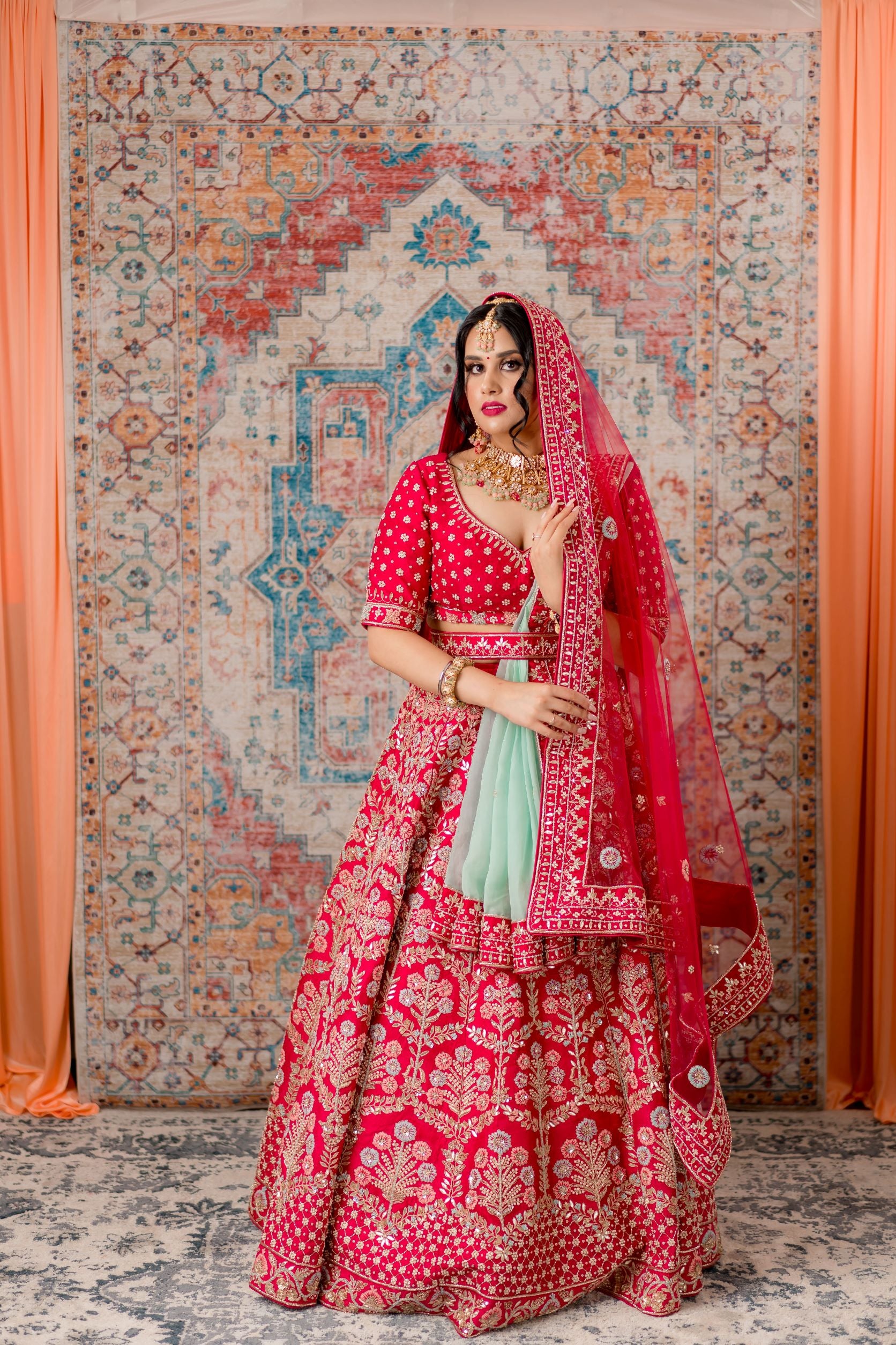 Spaghatti Orange Lehenga Choli for Women Indian Wedding Wear Choli Party  Wear Lengha Choli Bridesmaids Lehengas Indian Fancy Pink Lehenga 1 - Etsy