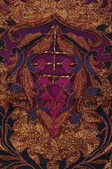 Shaded Purple Lehenga Choli with Dabka Embroidery