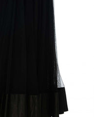 Black color anarkali gown