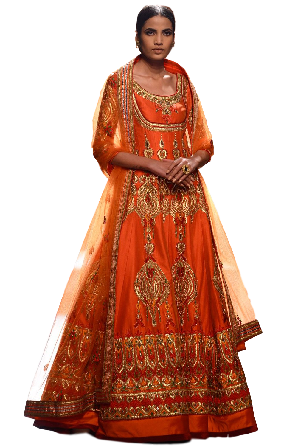 Buy Divine International Trading Co Women's Net With Heavy Embroidery Work  Long Anarkali Lehenga Choli (Unstitched_Mejesty-118-Red) Online at Best  Prices in India - JioMart.