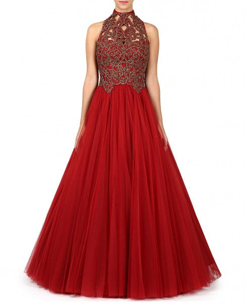 Buy Red Gown Online In India  Etsy India