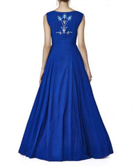 Royal Blue Color Gown